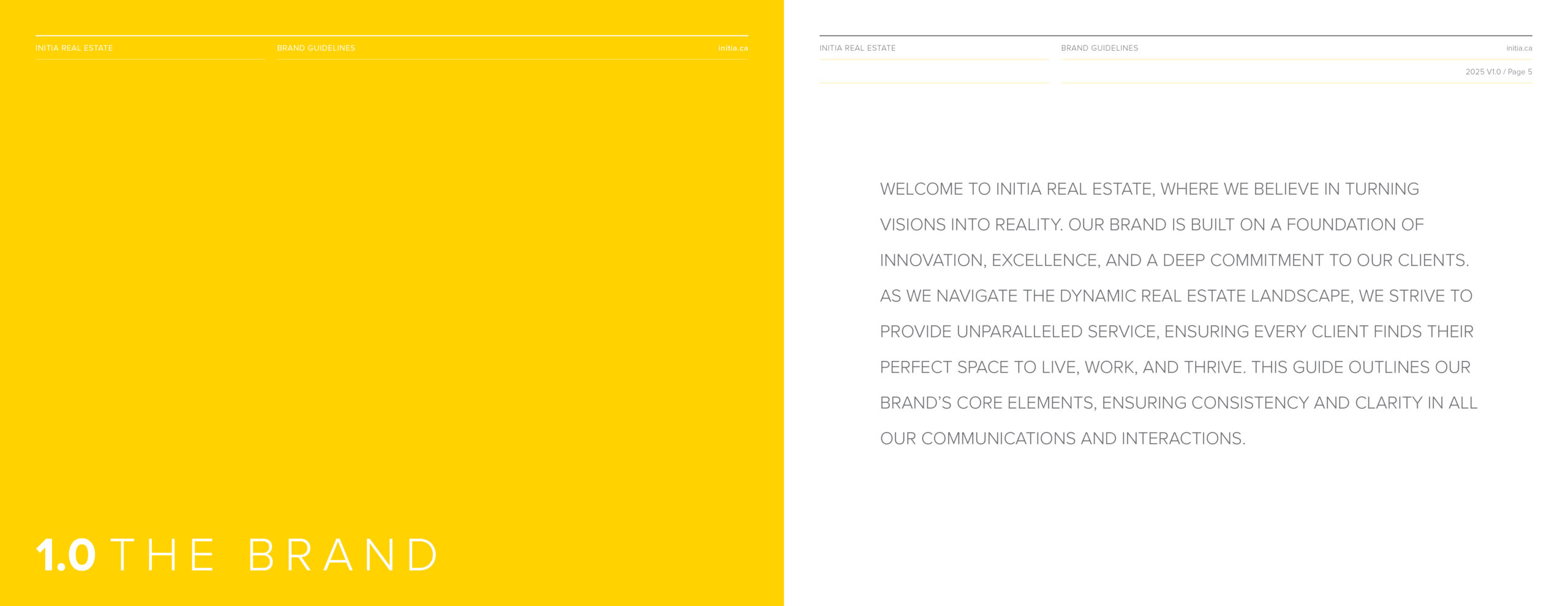 INITIA BAND GUIDELINES 20253